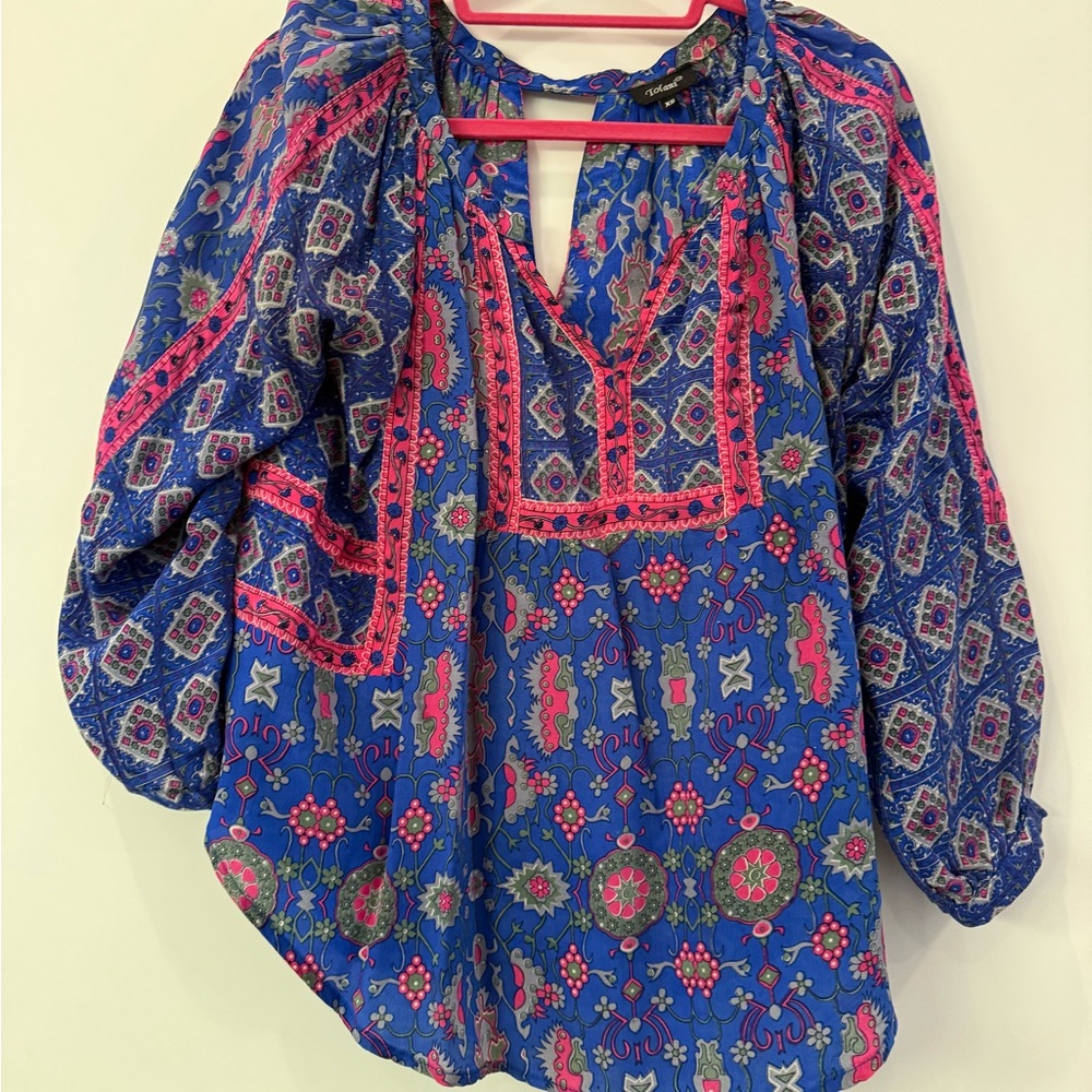 Tolani silk top